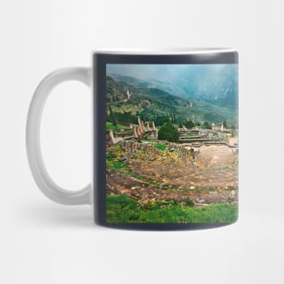 The ancient theater of Delphi Mug